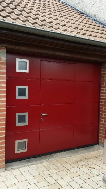 Portes de garage sectionnelle plafond 15