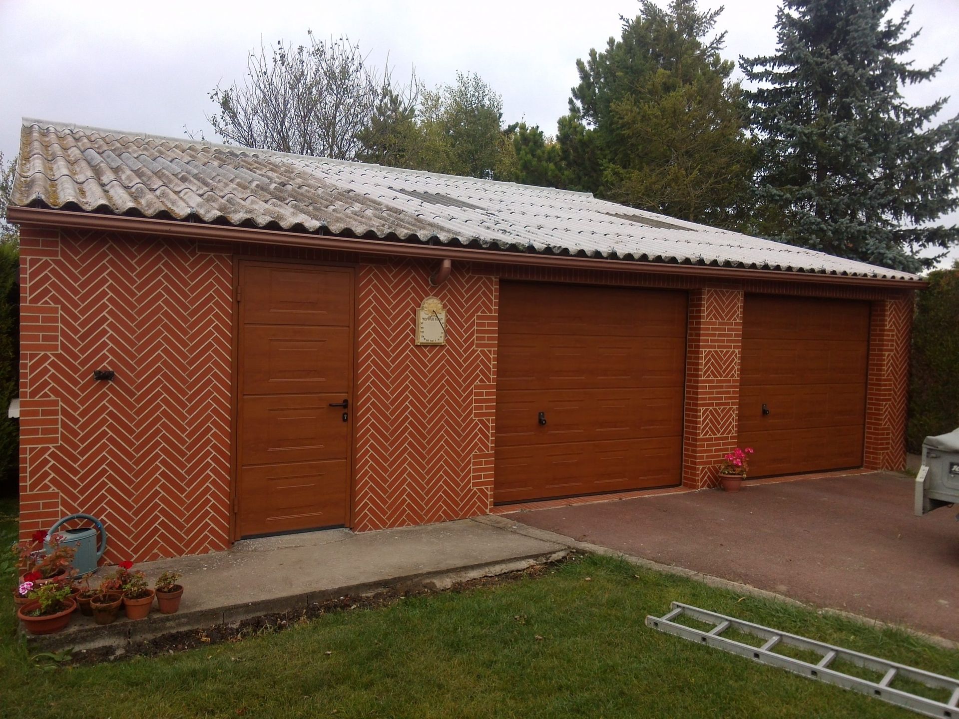 Portes de garage sectionnelle plafond 02