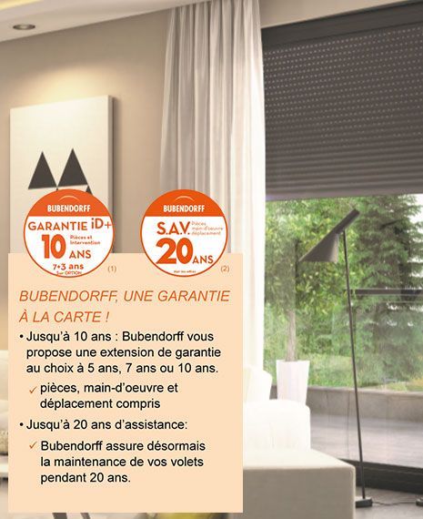 Garantie Bubendorff à la carte