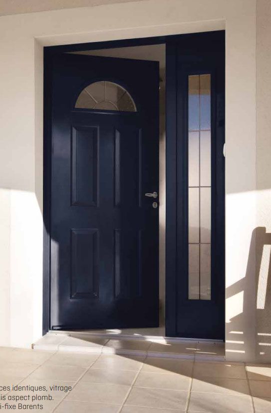 Porte d'entrée en acier