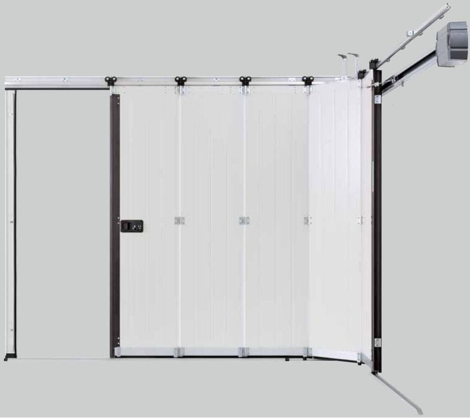 Porte de garage latérale