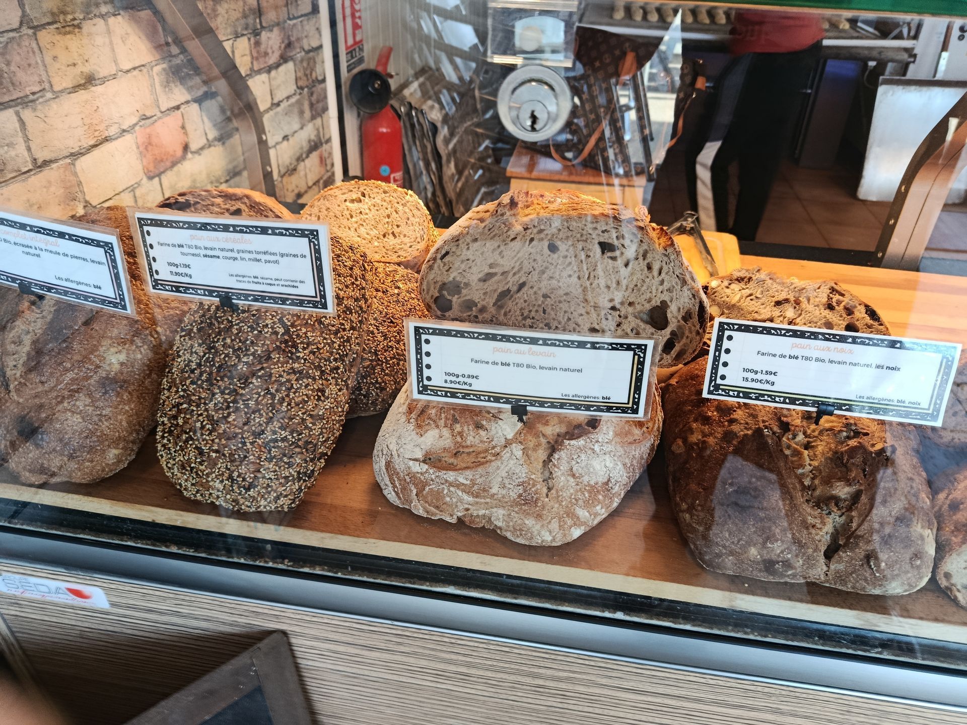 Des pains spéciaux faits maison.