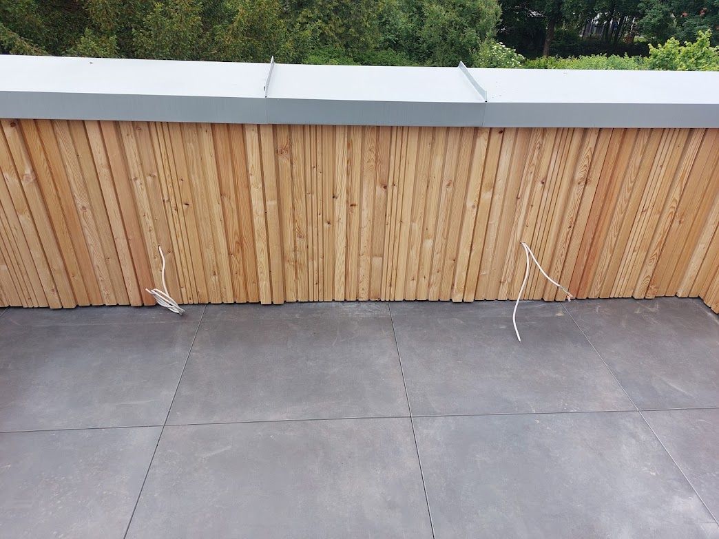 Balkonverkleidung aus 3D Profilen