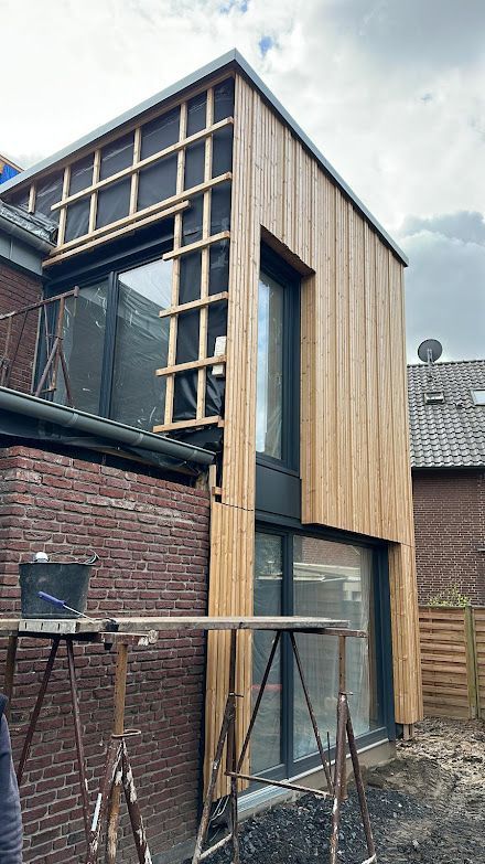 Anbau Fassadenverkleidung