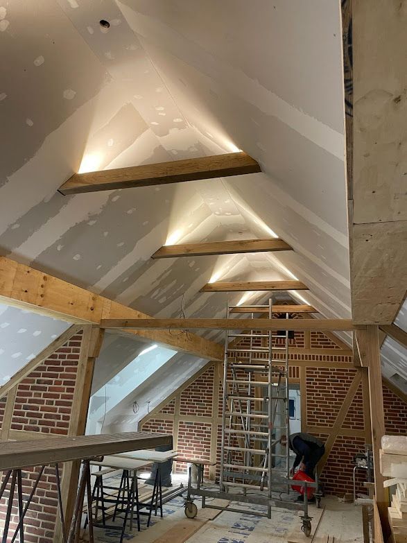 Kuhstallumbau Dachgeschoss