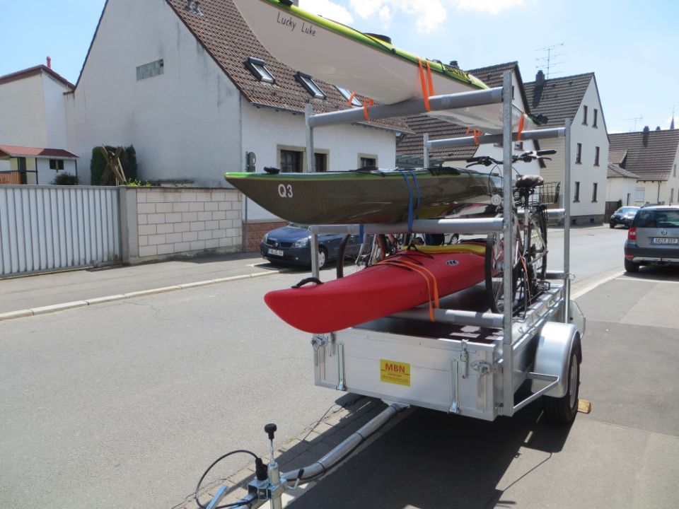 Anhänger für Kanus der MBN Maschinenbau Neunkirchen GmbH