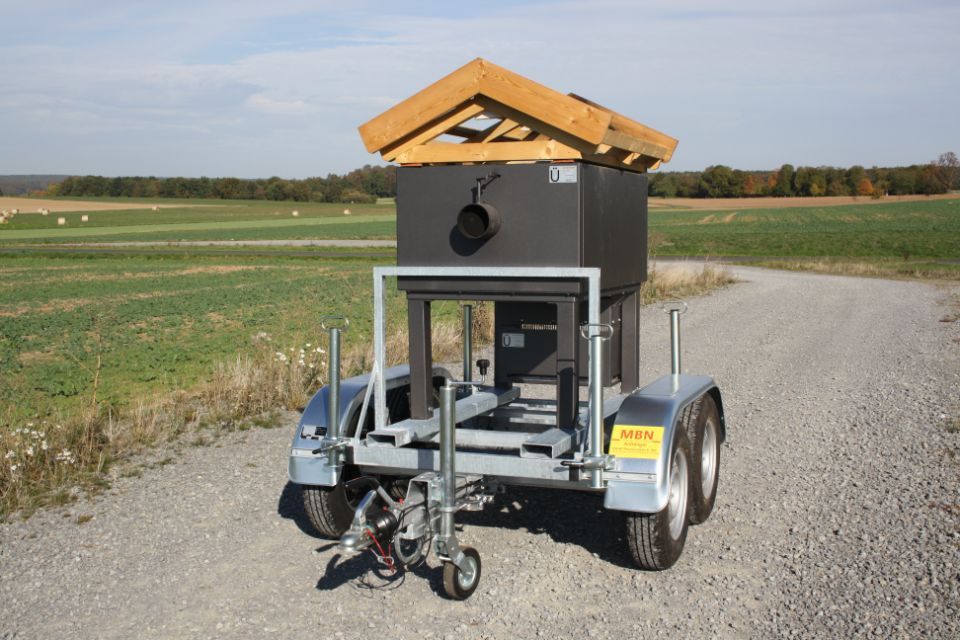 Anhänger mit Ofen der MBN Maschinenbau Neunkirchen GmbH