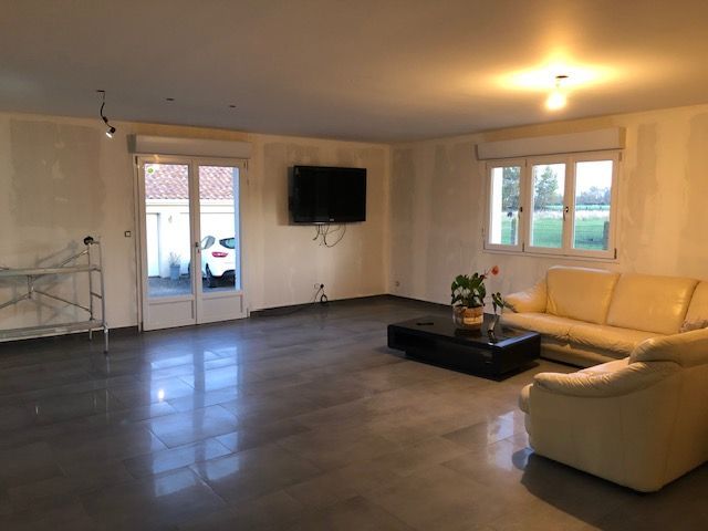 Parquet dans un salon