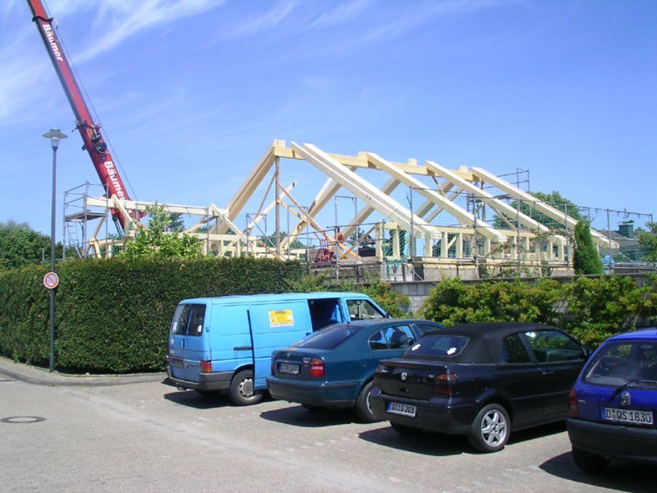 Dachstuhl 1, gefertigt von Thüs Zimmermeister GmbH Zimmerei-Holzbau