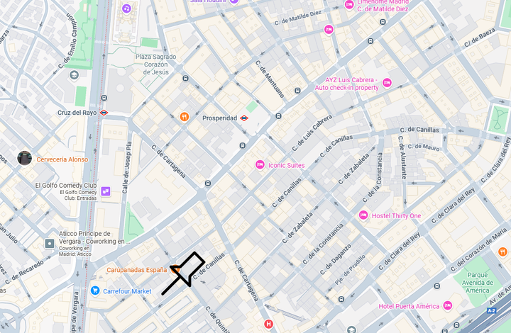 mapa Xo Living Apartments