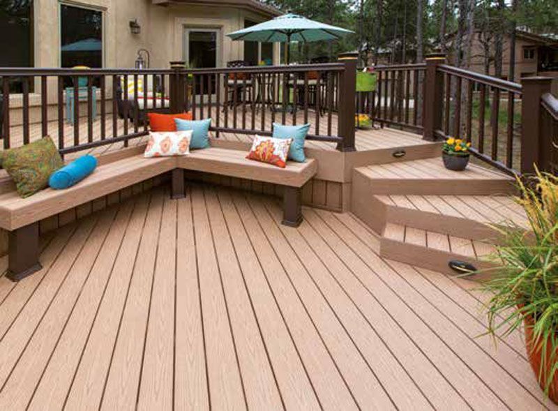 Terrasse aus Holz