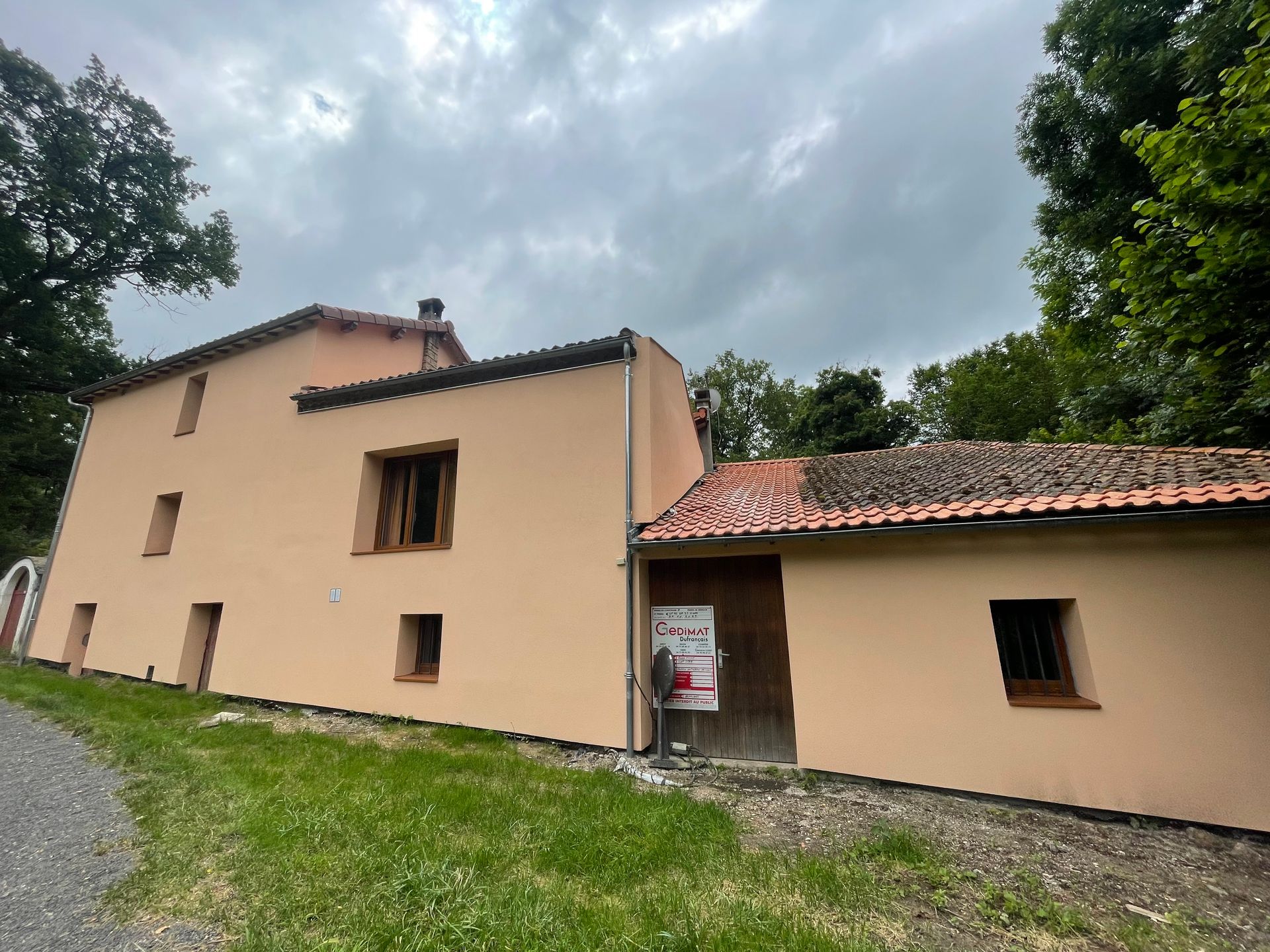 Rendu final après isolation extérieure sur  une maison 