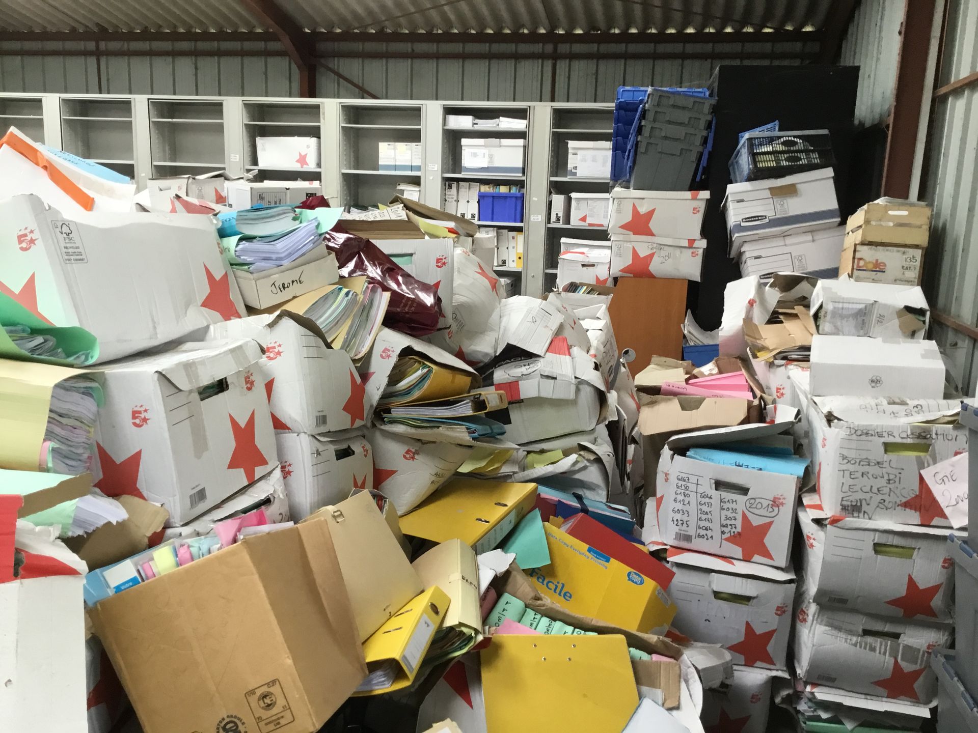 Archives à détruire