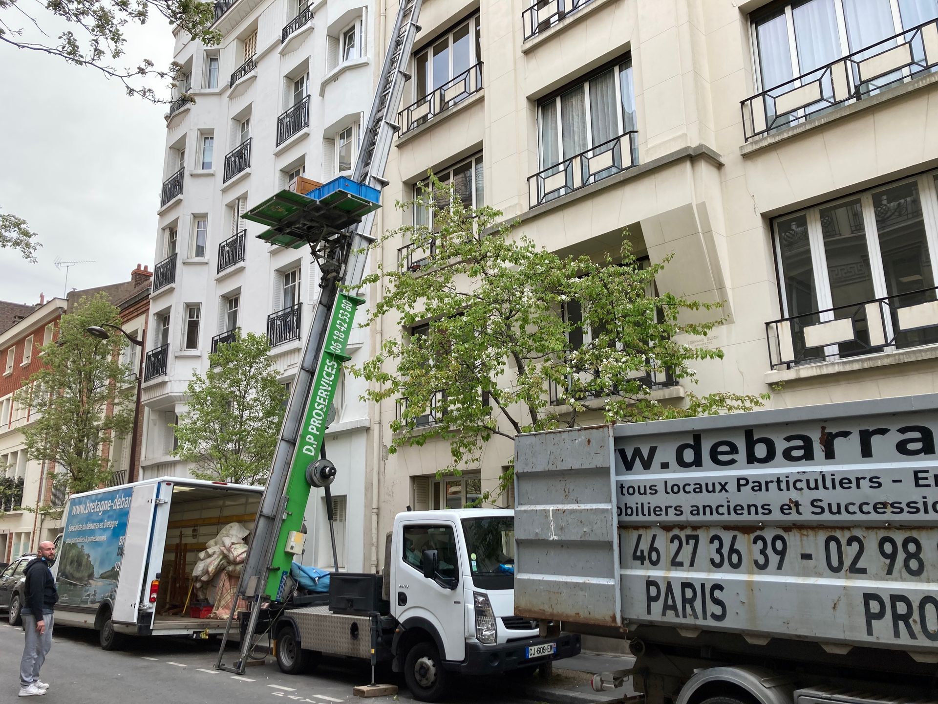 Débarras chez un particulier par l'entreprise