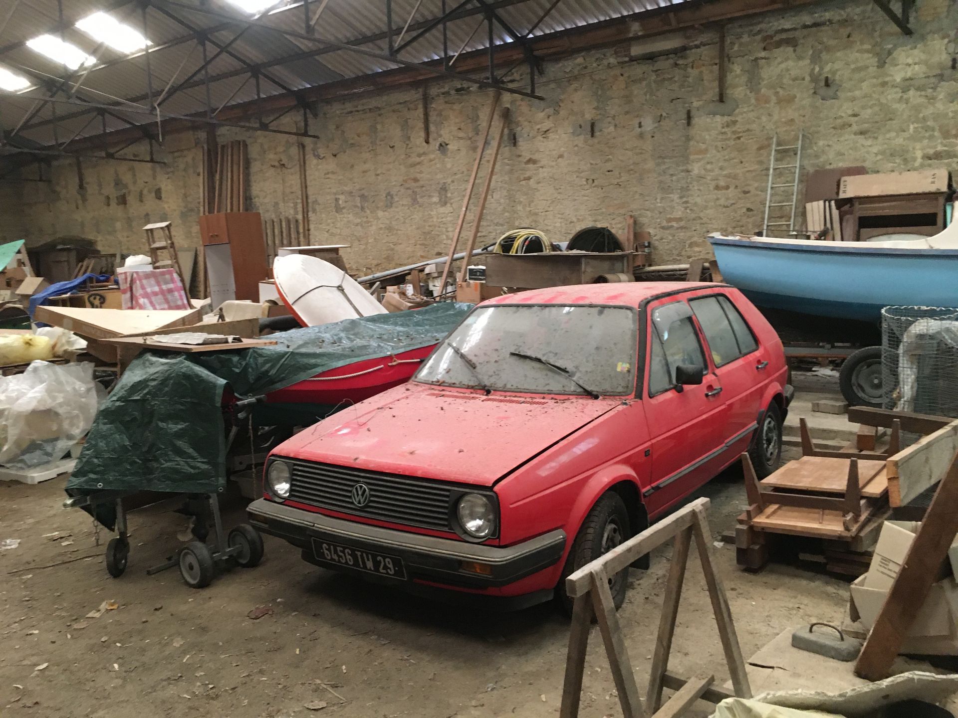 Voiture récupérée par l'entreprise
