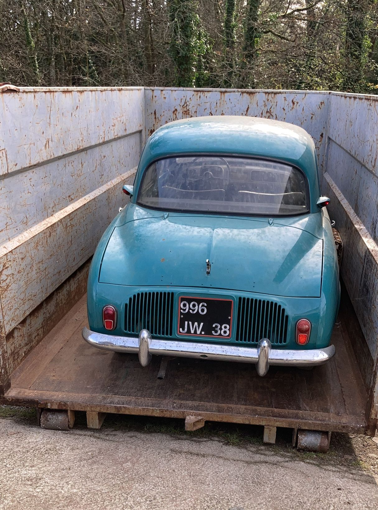 Voiture rachetée par l'entreprise