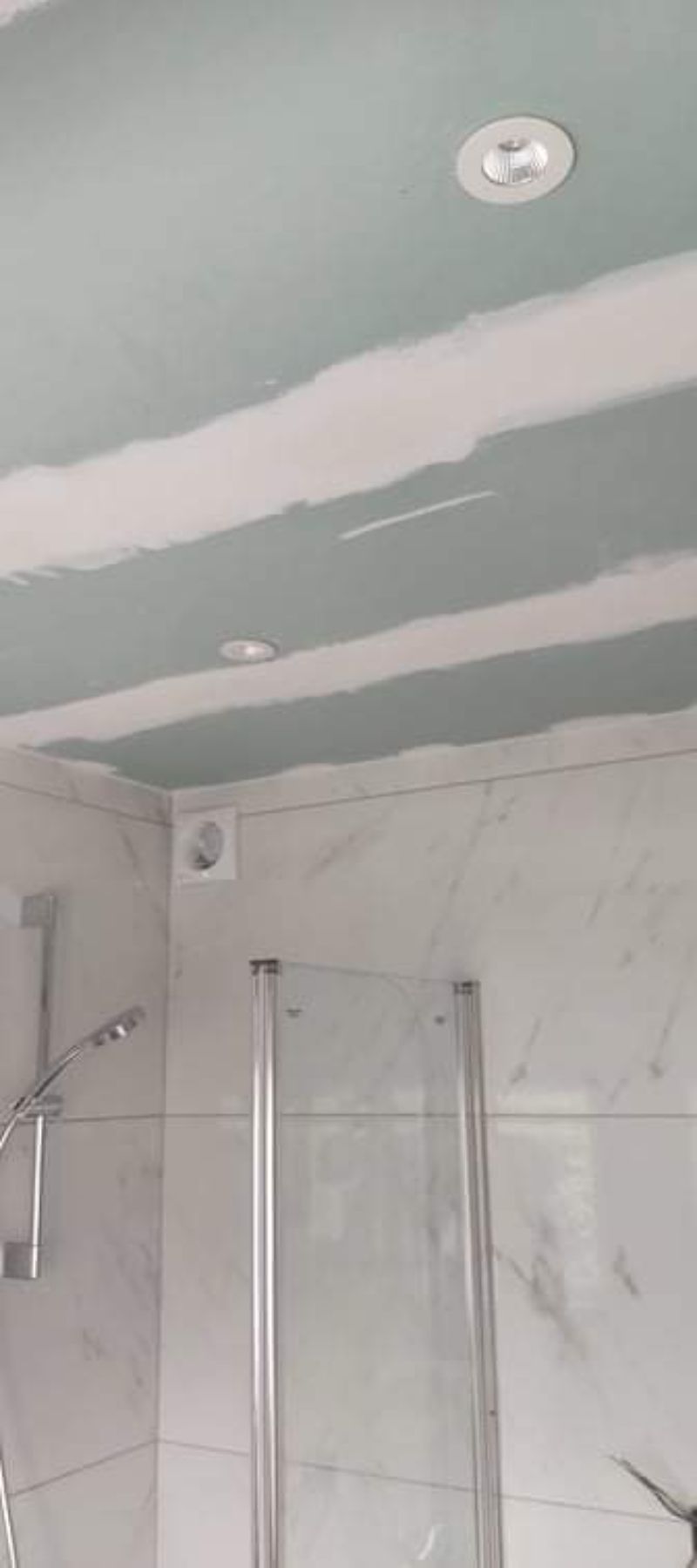 Badkamerrenovatie plafond
