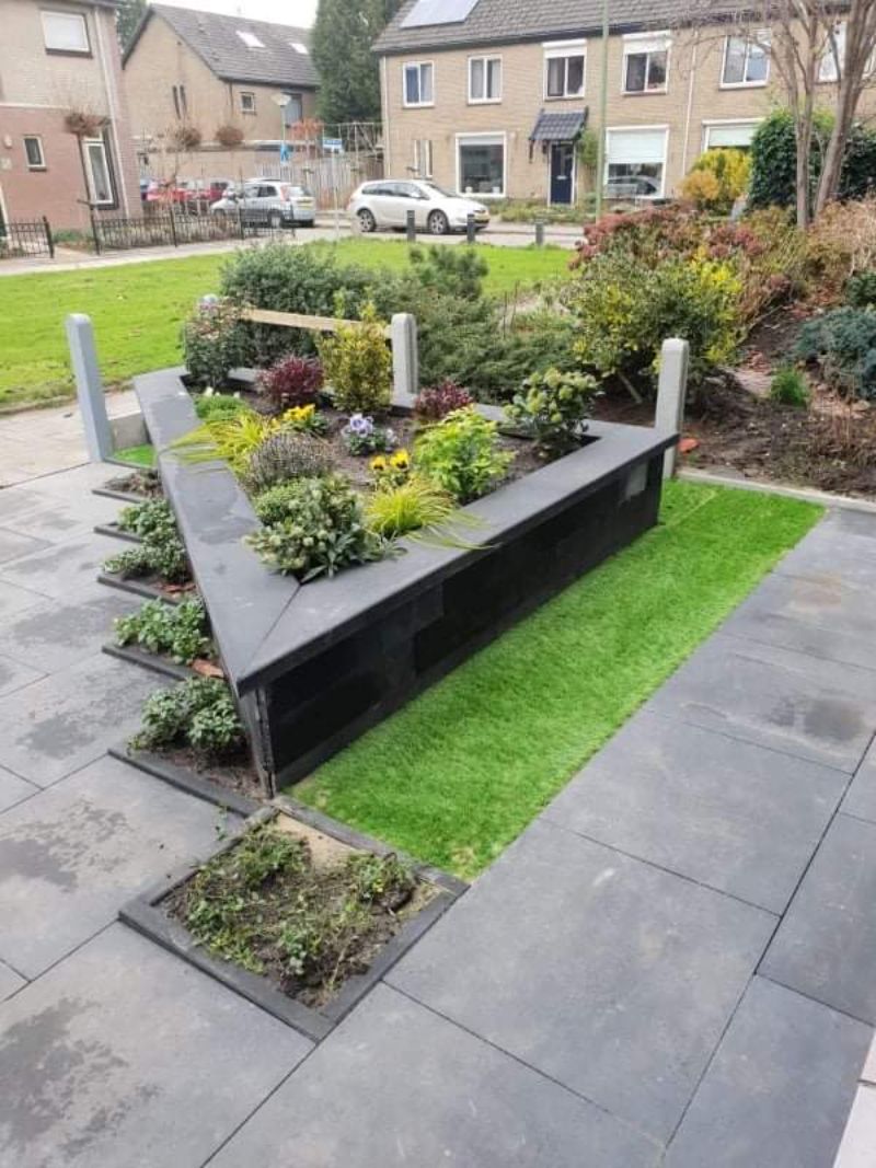 Renovatie moderne tuin