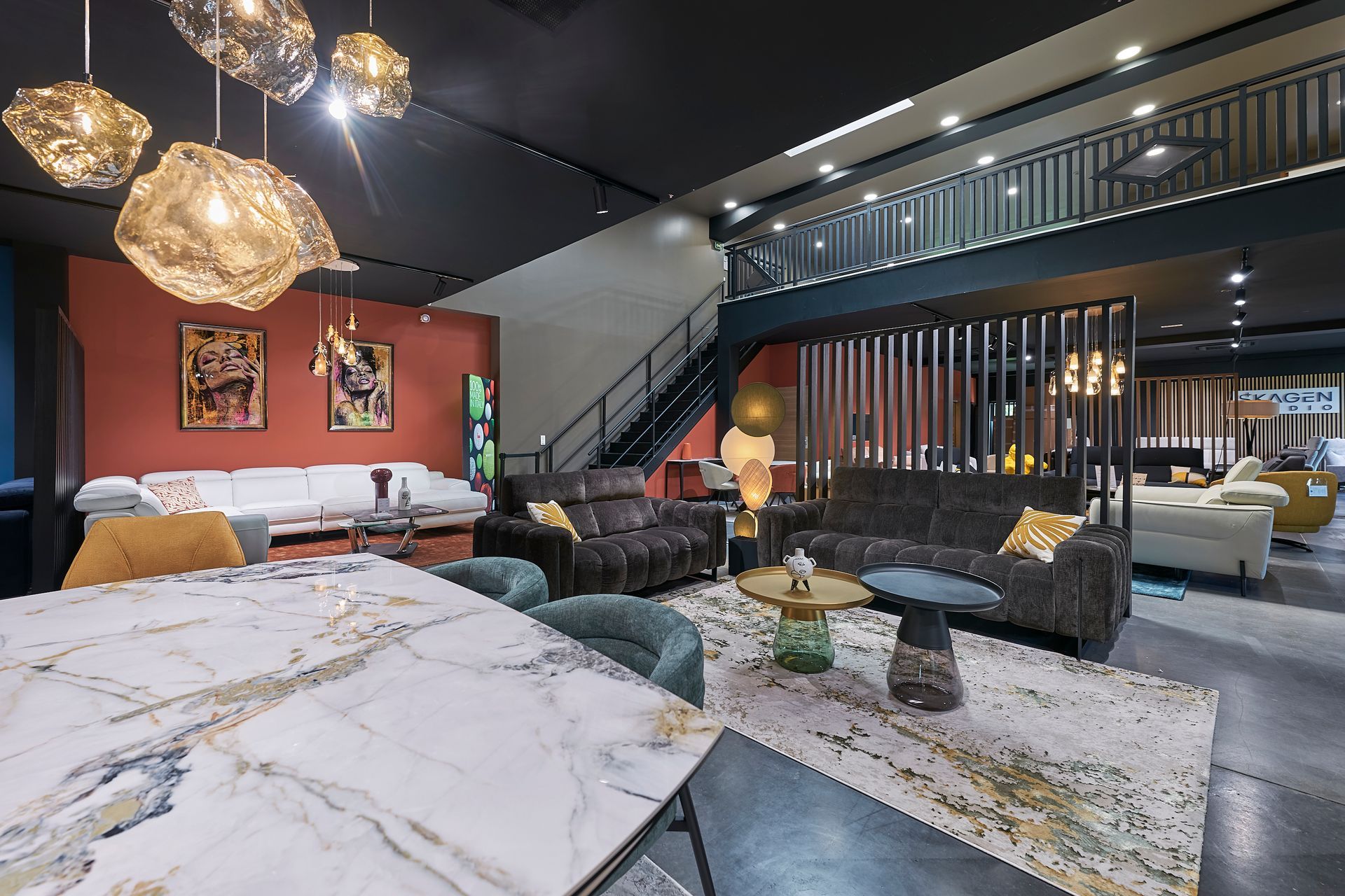 Une vue d'ensemble du magasin