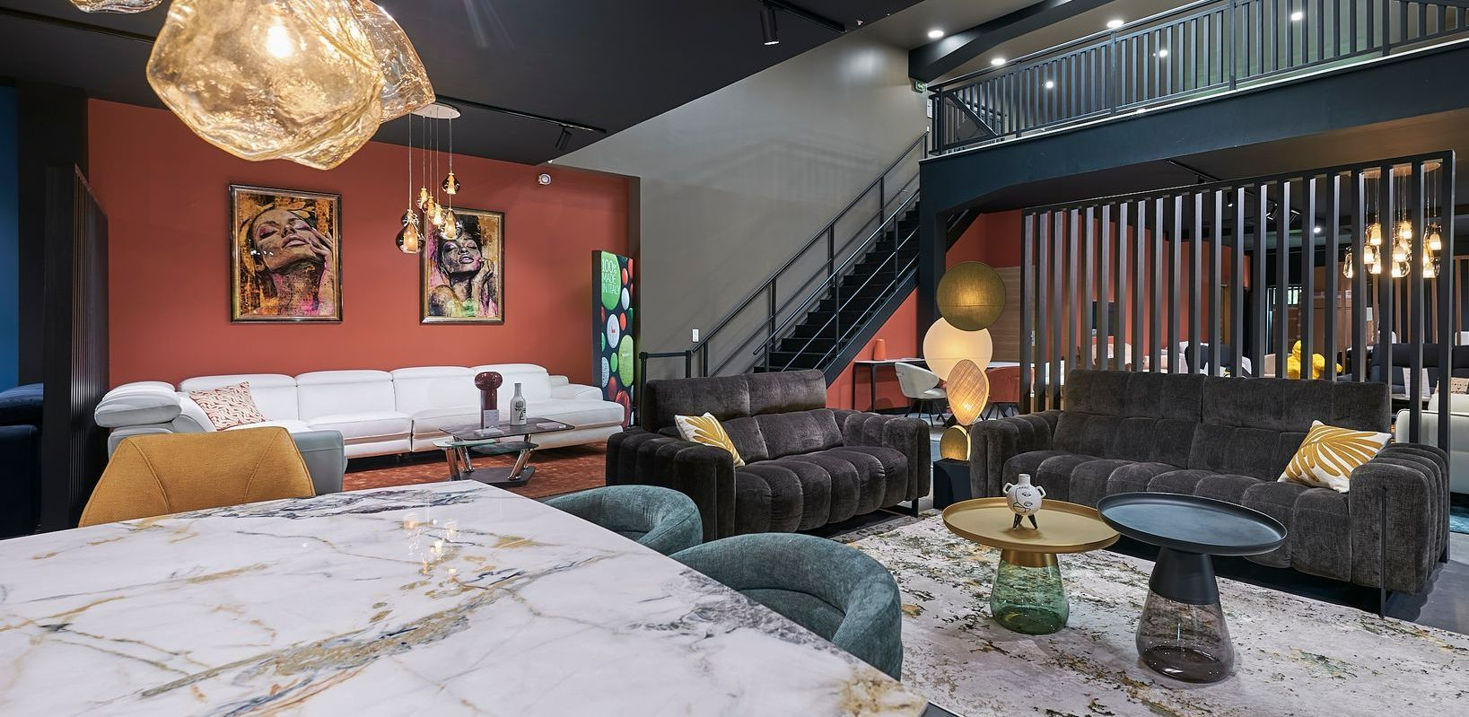 Une vue d'ensemble d'un magasin de décoration