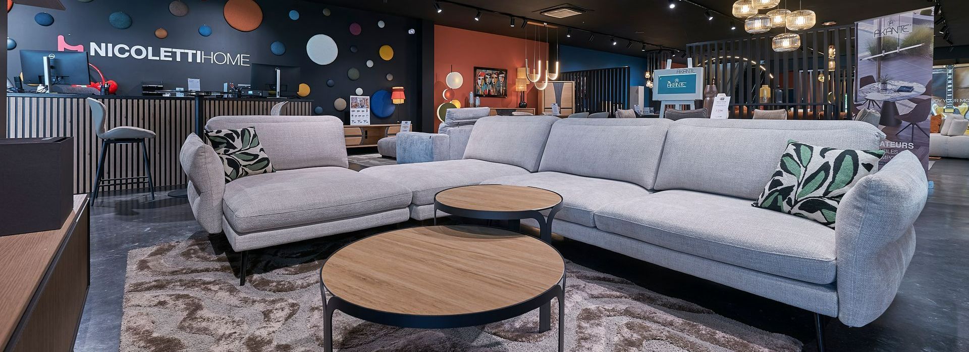 Un salon bien décoré