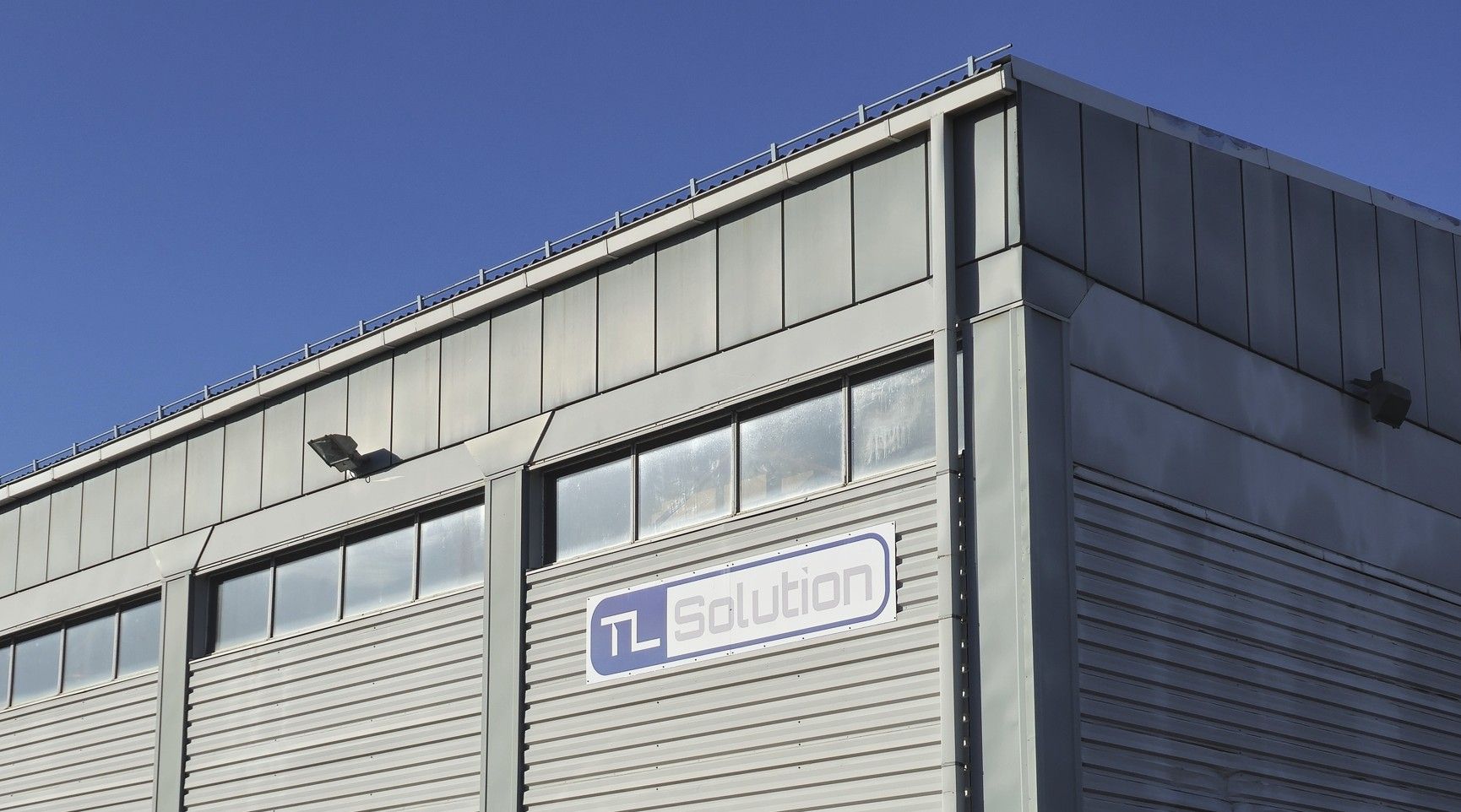TL Solution Oy:n valmistustilat ja konepaja, ulkonäkymä Tuoreenmaanarontie 3:ssa, 90620 Oulu.