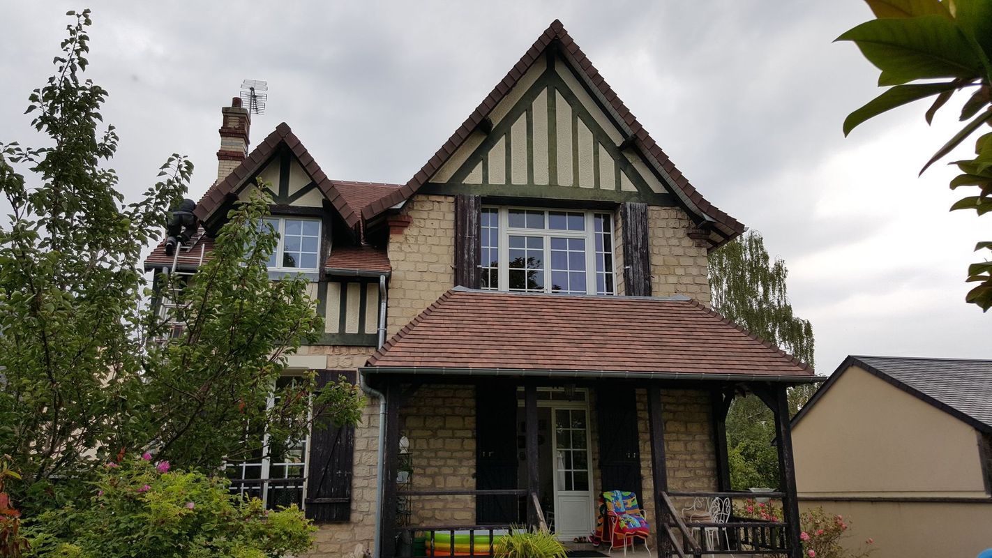 Toiture après nettoyage