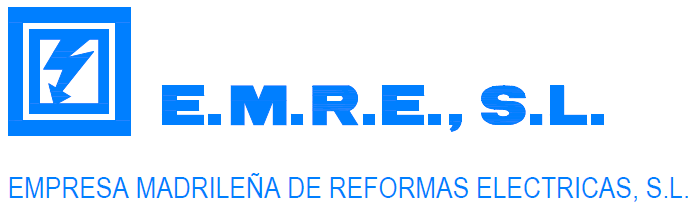 Un logotipo para emresl madrileña empresa de reformas eléctricas sl