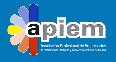Un fondo azul con la palabra apiem.