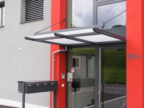 Vordachkonstruktion der eberle + partner ag