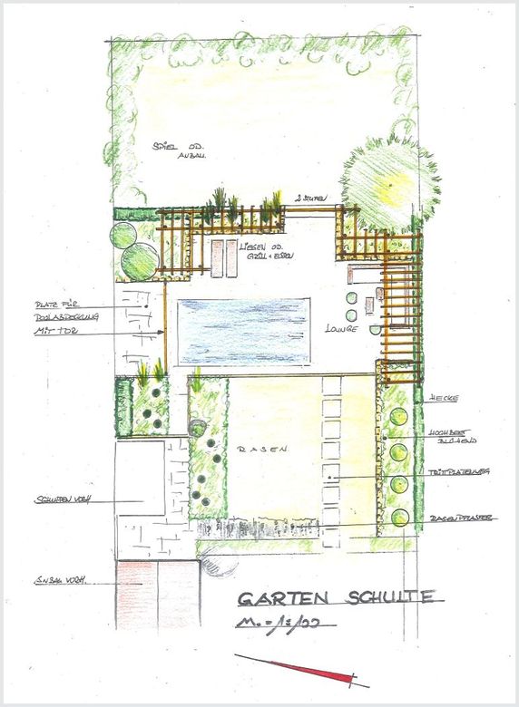Gartenentwurf von Andreas Bandowski