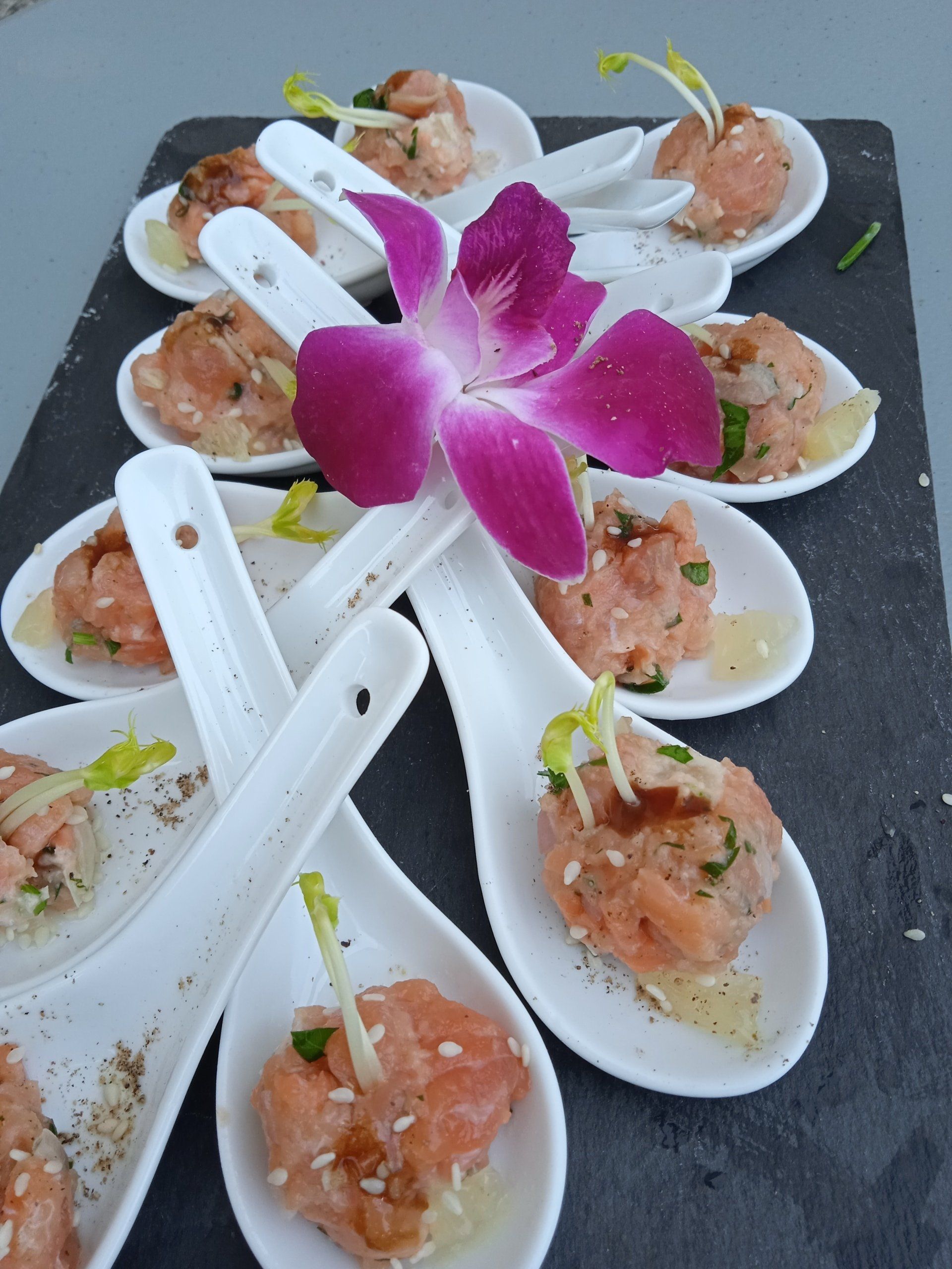 Tartares au saumon