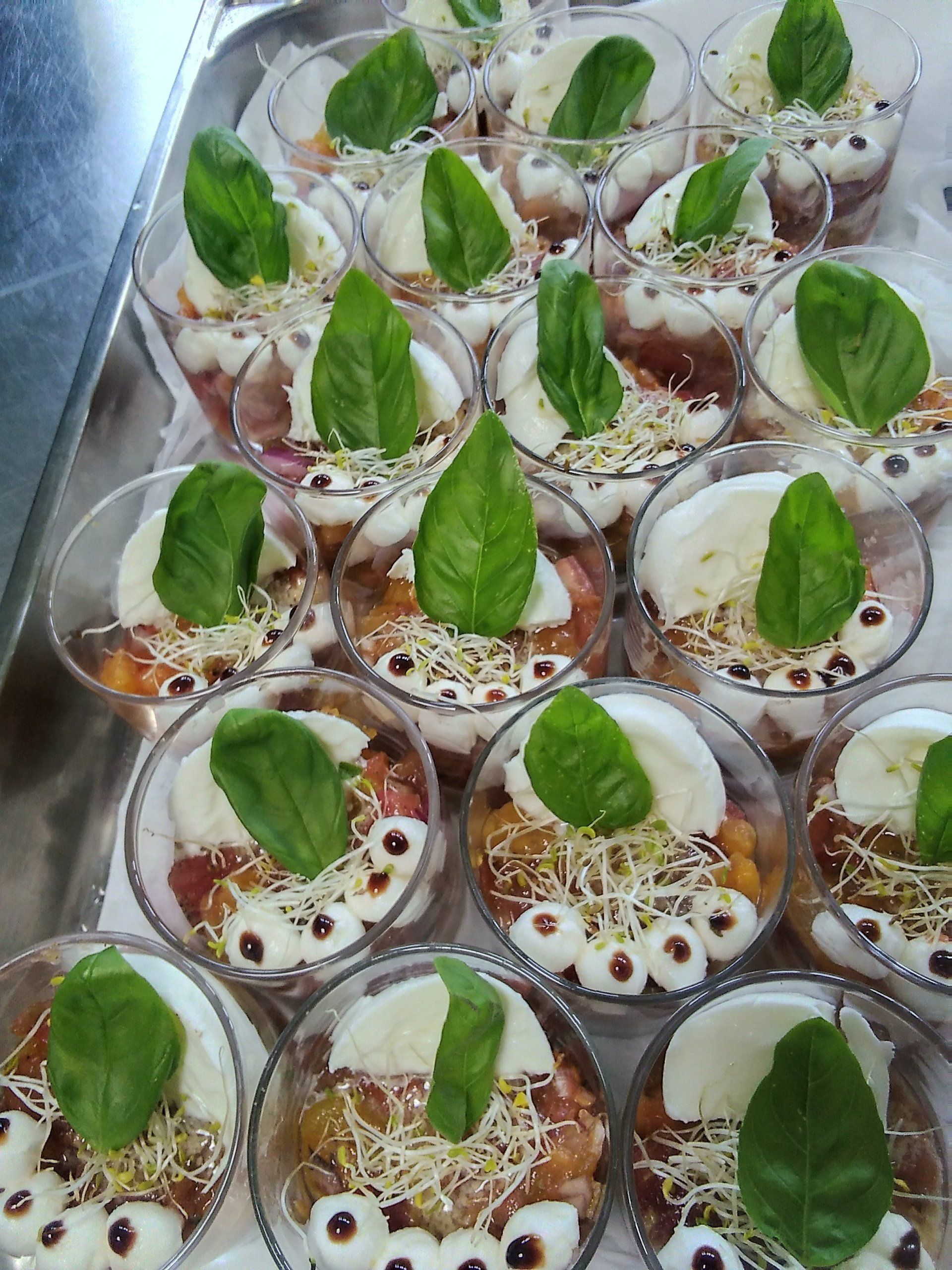 Verrines de tomates