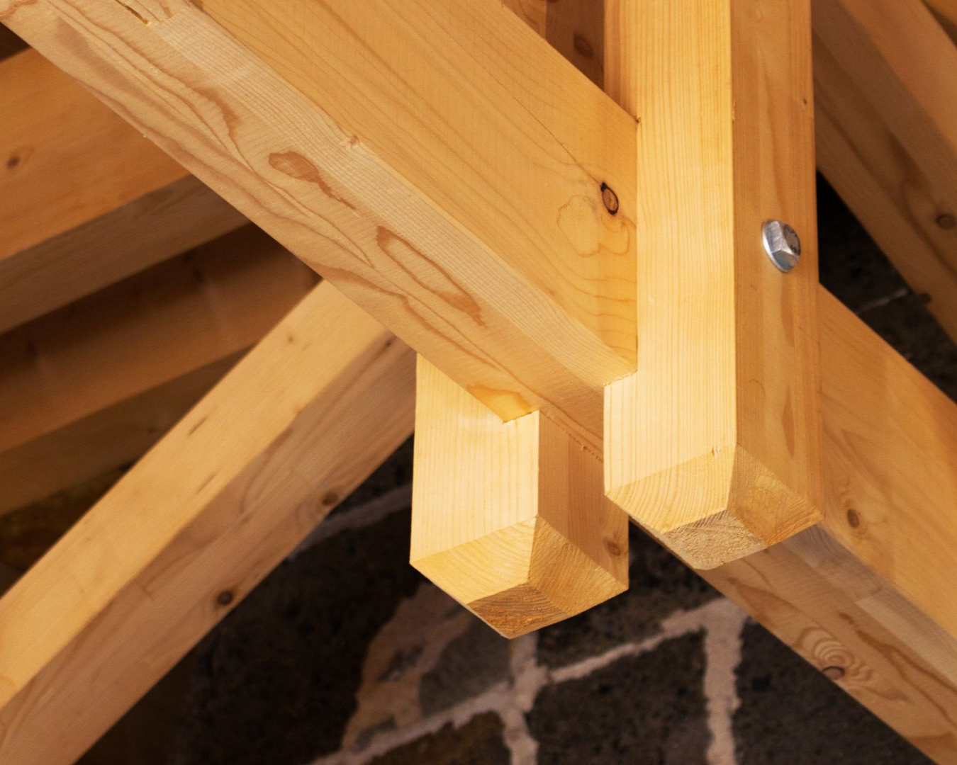 Charpente traditionnelle en bois