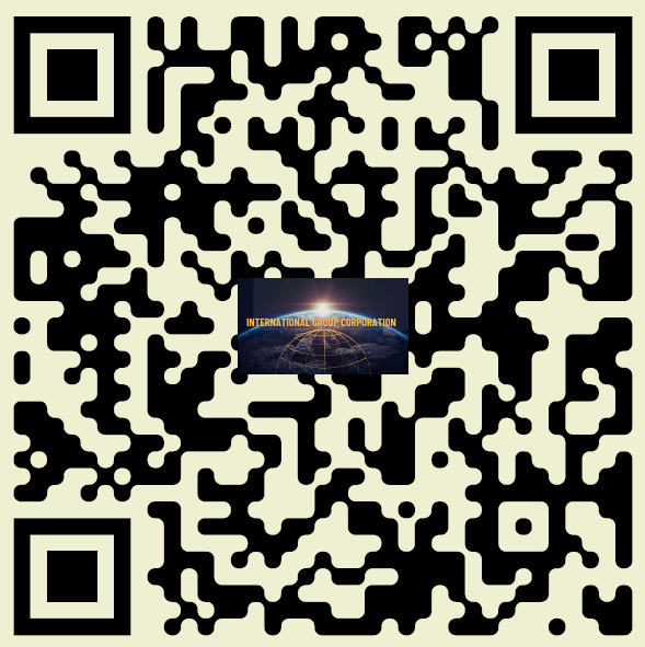 Un código QR sobre un fondo claro, con un pequeño gráfico central de la Tierra al amanecer.