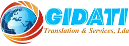 Um logotipo para gidati translation and services, lda