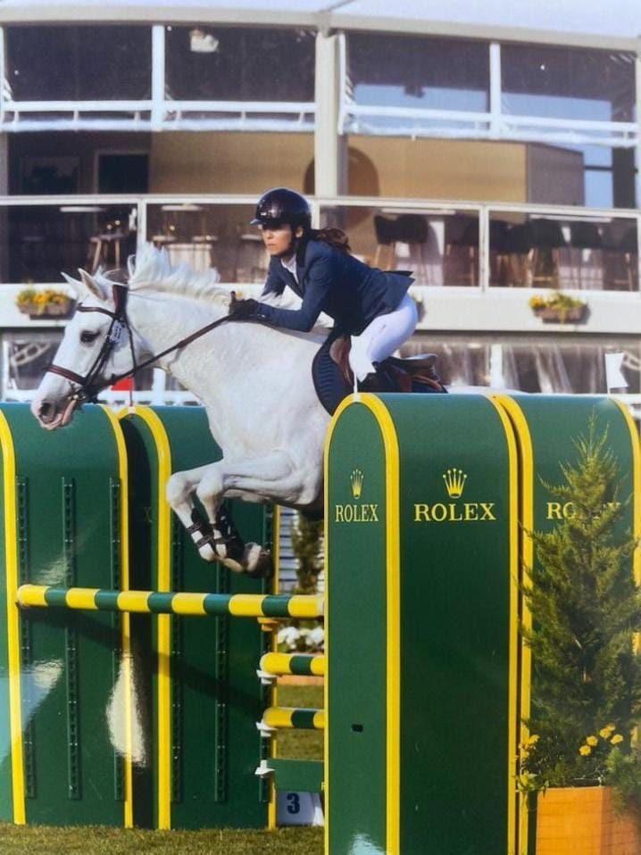 Chevalière et cheval 