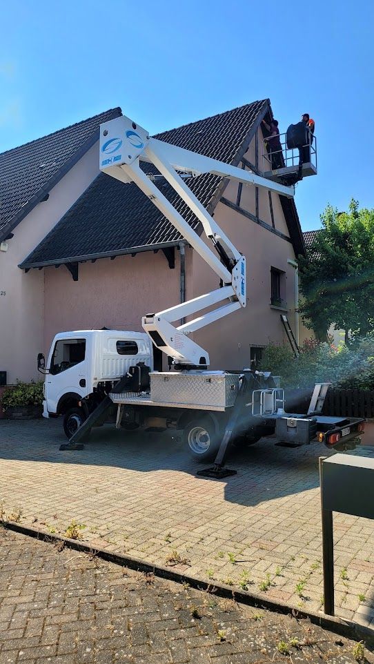 Mise en peinture des colombages