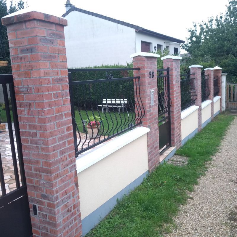 Un mur de clôture