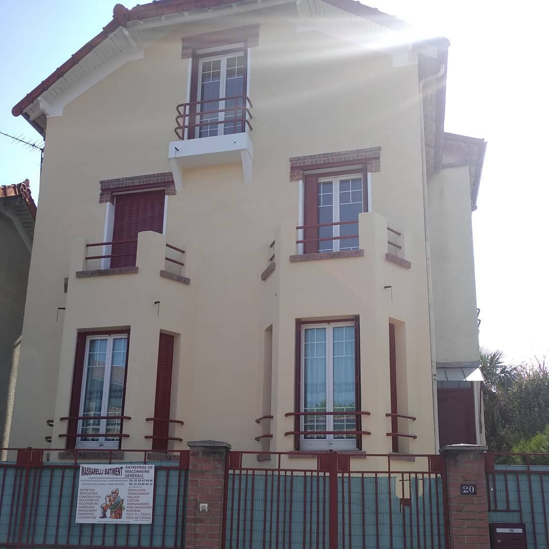 Un façade récemment rénovée