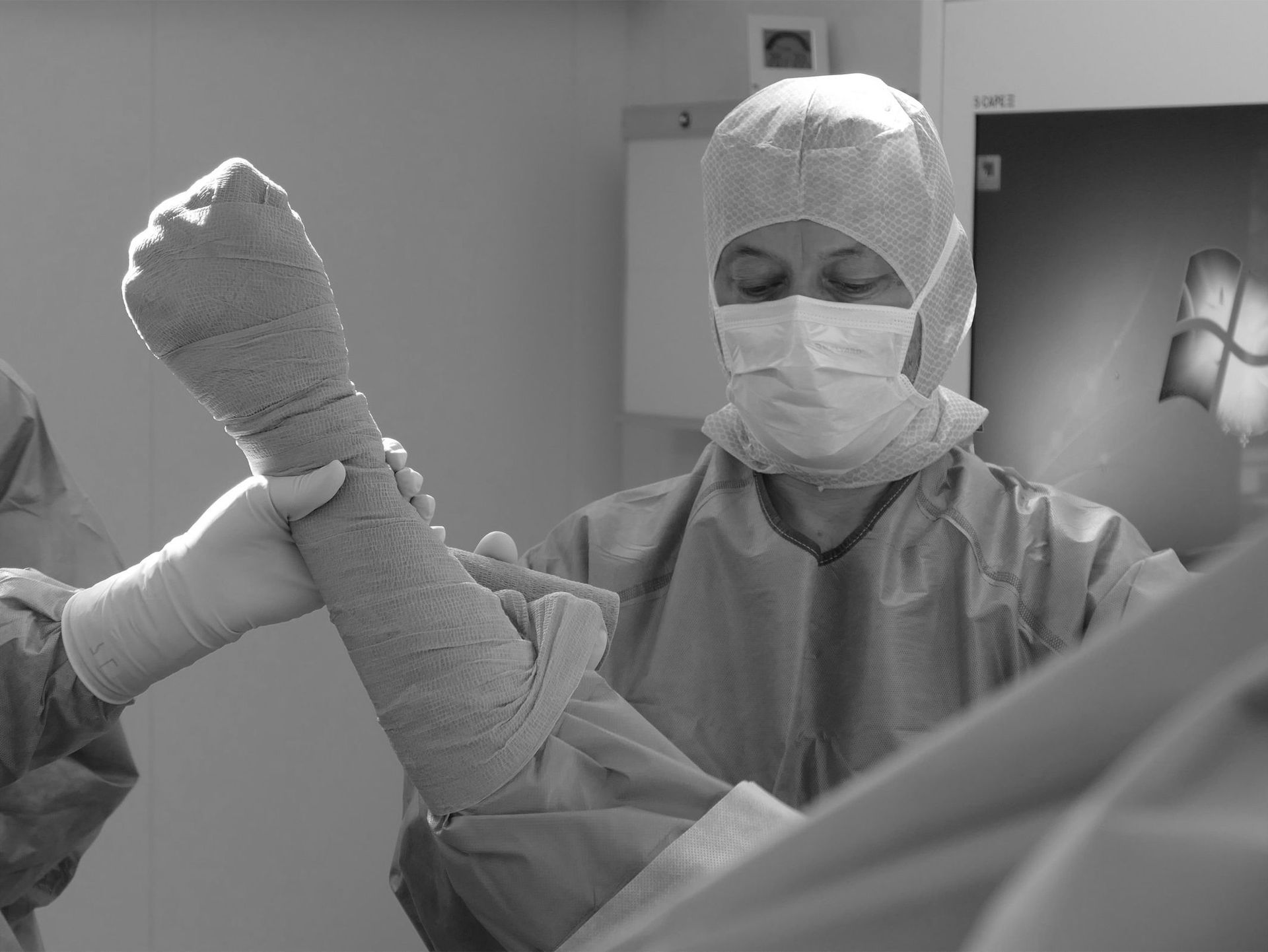 bandage post-opératoire - Dr Jan Huismans