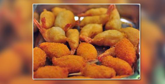 Mont Fuji beignets de crevette