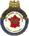 Insigne de l'Office national de police judiciaire français.