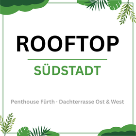 Rooftop Südstadt Logo – Penthouse Fürth mit 2 Dachterrassen