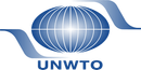 Un logotipo para la OMT con un globo azul.