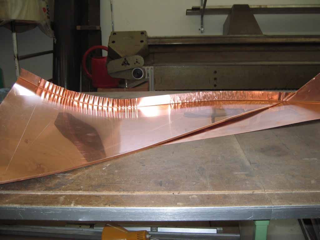 Dachbekleidung vorfabriziert in Werkstatt