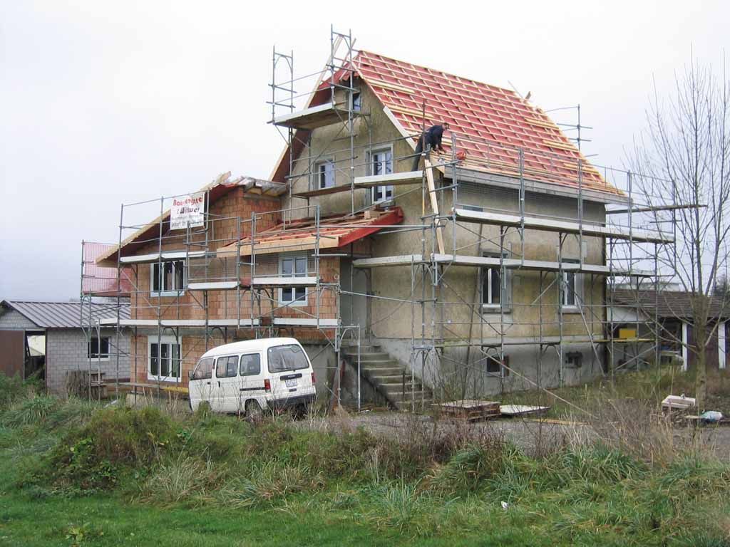 Unterdach und Lattung bei Dachrenovation