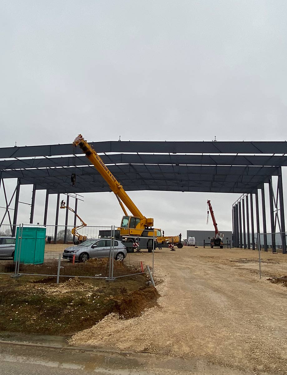 Construction de ferme agricole