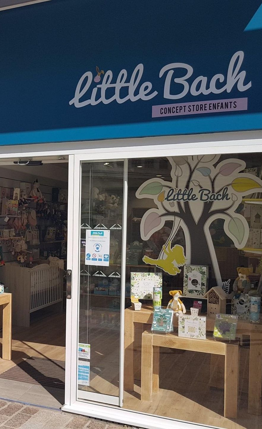 La devanture du magasin Little Bach