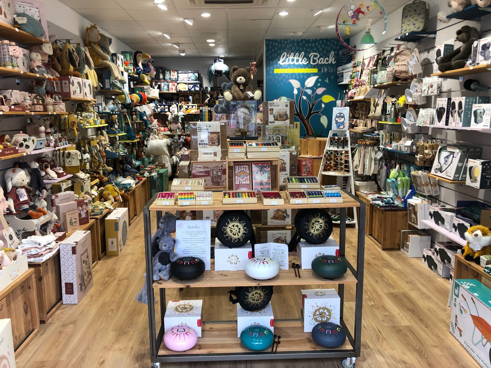 Intérieur de la boutique